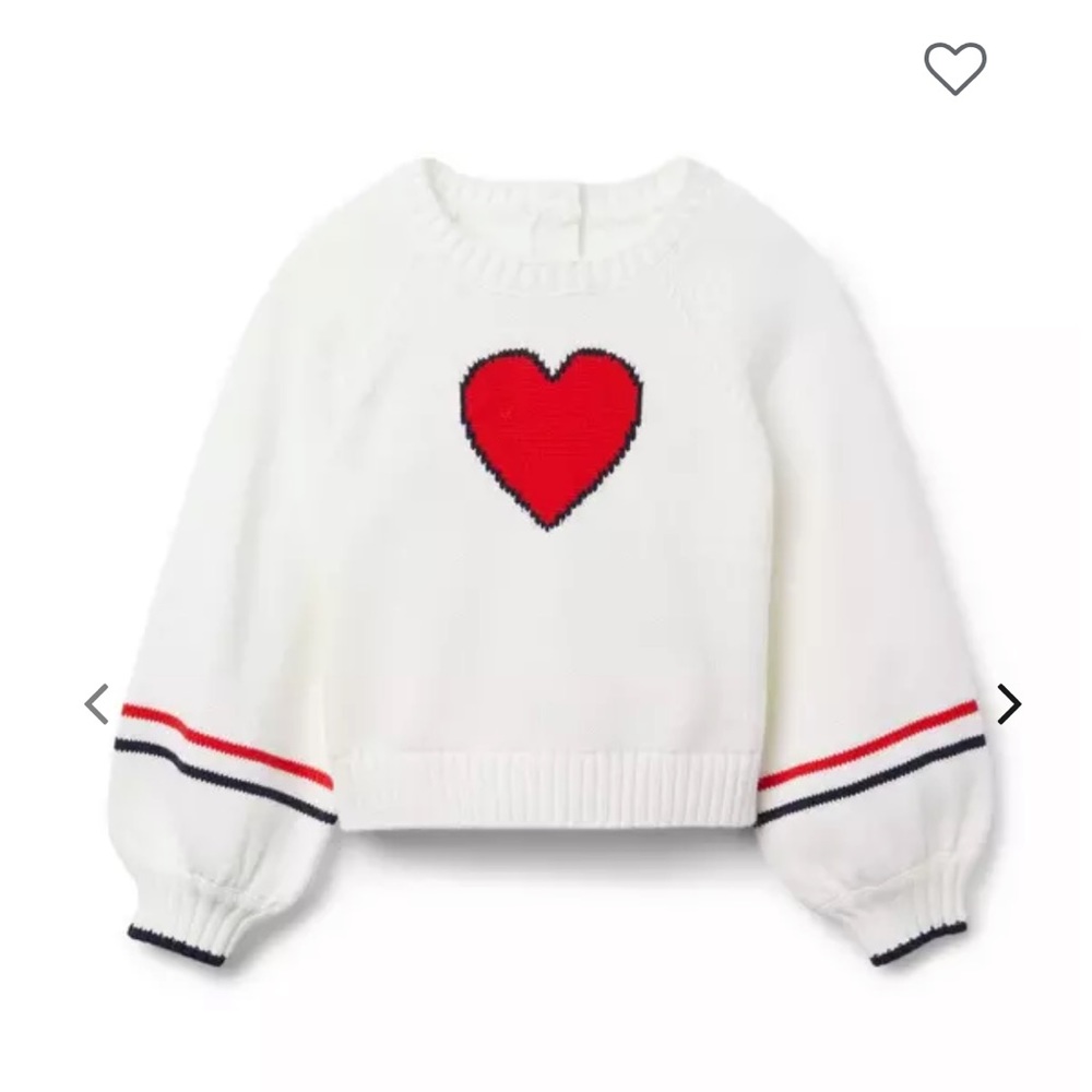 Janie&Jack Heart Sweater - Picture 1 of 8